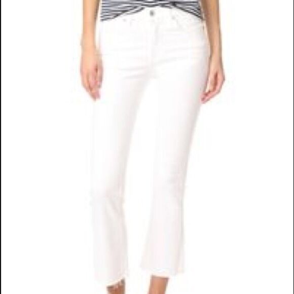 Baldwin KC White Maxwell Mid Rise Cropped Jeans - Picture 1 of 11